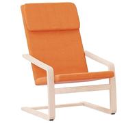 Vidaxl Chaise De Relaxation Jaune Foncé Tissu Jaune