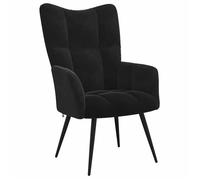 vidaXL Fauteuil de détente Chaise de relaxation 328079 Noir
