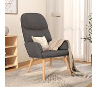 Vidaxl Chaise De Relaxation Gris Clair Tissu Gris