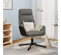 Chaise de Relaxation Gris Clair Tissu Siège Salle de Séjour Fauteuil vidaXL