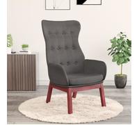vidaXL Chaise de relaxation Gris foncé Tissu 341269