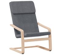 Vidaxl Chaise De Relaxation Gris Foncé Tissu Gris