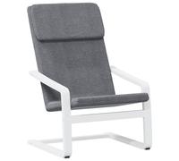 Vidaxl Chaise De Relaxation Gris Foncé Tissu Gris