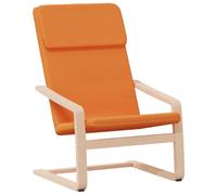 Vidaxl Chaise De Relaxation Jaune Foncé Tissu Jaune