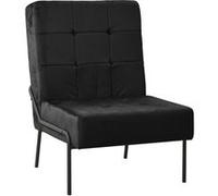 Vidaxl Chaise De Relaxation 65x79x87 Cm Noir Velours Multicolore