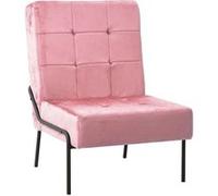 vidaXL Chaise de Relaxation Meuble de Salon Chaise de Salle de Séjour Chaise de Salle à Manger Maison Intérieur xx cm Rose Velours Rose G