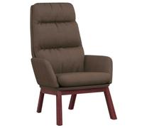 Chaise de Relaxation Tissu Gris Foncé Siège Salle de Séjour Fauteuil vidaXL