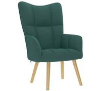 Chaise de relaxation avec repose-pied Crème Tissu chaise fauteuil relax vidaXL