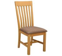 vidaXL Chaise de Salle à Manger 2 pcs Bois de chêne Massif Gris,
