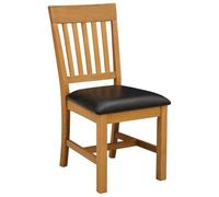 vidaXL Chaise de Salle à Manger 2 pcs Bois de chêne Massif Noir,