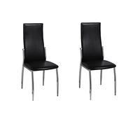 vidaXL Chaise de Salle à Manger alu (Lot de 2) 54 x 43 x 100