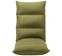 vidaXL Chaise de sol Pliable Vert Tissu
