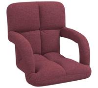 vidaXL Chaise de Sol réglable avec accoudoir, Fauteuil réglable, Assise Moderne pour Salon, Chambre, Jeux, Dossier Multi-Positions, Mousse Douce