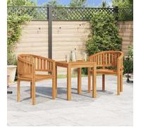 vidaXL Chaise en Forme de Banane Chaise de Jardin Chaise de Patio Chaise d'Extérieur Chaise de Terrasse Arrière-Cour Bois de 48018