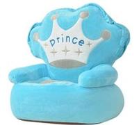 vidaXL Chaise en peluche pour enfants Prince Bleu 80157 Bleu G