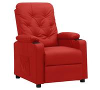 Vidaxl Chaise Inclinable Rouge Bordeaux Similicuir Rouge