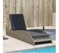 VidaXL 368280 chaise d'extérieur Linge Siège rembourré Polyuréthane, Acier Gris