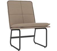 vidaXL Chaise longue Cappuccino 54x75x76 cm Similicuir G