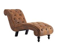 vidaXL Chaise Longue Chaise de Salon Chaise de Chambre à Coucher Chaise de Salle de Séjour Chaise de Bureau Maison Intérieur Similicuir Daim