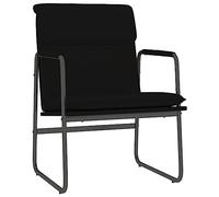 vidaXL Chaise Longue Noir 55x64x80 cm Similicuir