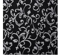 Chaise Longue Noir Et Blanc Tissu Noir