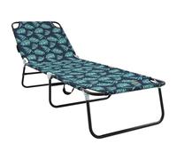 Vidaxl Fauteuil De Jardin Pliant Motif Floral Tissu Oxford 600d