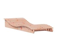 vidaXL Chaise Longue, Transat de Patio, Lit de Repos de Jardin, Bain de Soleil Piscine Terrasse Balcon, Moderne, Bois Massif de Douglas