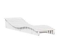 VidaXL 832574 chaise d'extérieur Linge Siège rembourré Bois de pin Blanc