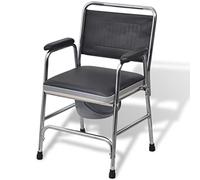 Chaise percée Acier Noir