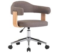 vidaXL Chaise Pivotante de Bureau Fauteuil Siège de Salon Chaise de Salle de Séjour Ergonomique Chambre Maison Intérieur 3054841