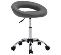 Chaise Pivotante de Salle à Manger Noir Similicuir Dîner Cuisine Repas vidaXL