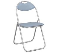 vidaXL Chaise de dîner pliante 8 pièces Gris 48 x 43,5 x 81 cm