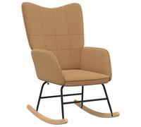 vidaXL Chaise relaxante en Tissu Beige Semblable à de la Laine frisée
