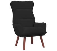 Vidaxl Chaise Relaxante En Velours Noir