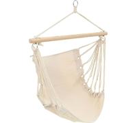 vidaXL Chaise suspendue 100 x 80 cm crème