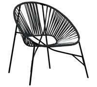 vidaXL Chaise œuf de Jardin Noir résine tressée, Chaise Oeuf, siège de Jardin, Chaise de Patio, Chaise de Jardin, siège d'extérieur