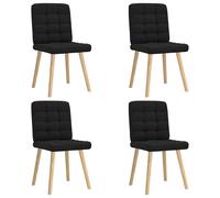 Chaises à manger lot de 2 gris clair tissu chaise chaise de salon vidaXL