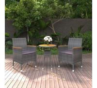 Vidaxl Chaises Batavia Avec Coussins 4 Pcs Bois De Teck Solide