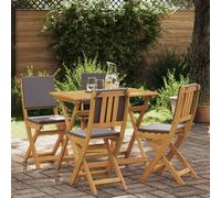 Vidaxl Chaises De Bistrot D'extérieur 4 Pcs Gris Foncé 38 X 46 X 85 Cm
