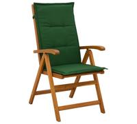 vidaXL Chaises de Jardin inclinables 8 pc Naturel Bois d'Acacia Massif
