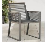 Chaises de jardin lot de 4 noir résine tressée siège de jardin vidaXL
