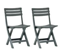 Chaises De Jardin Pliables 2 Pcs Plastique Vert Vert
