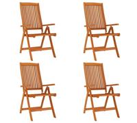 Chaises de jardin pliables 4 pcs Bois d'eucalyptus massif 3087344
