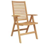 vidaXL Chaise de jardin 8 pcs Marron 52 x 64,5 x 108 cm Teck massif