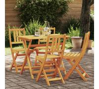 Vidaxl Chaises De Jardin Pliantes 4 Pcs 36x46x86 Cm Bois D'acacia Massif, Vidaxl Chaises De Jardin Pliantes 2 Pcs 36x46x85 Cm Bois D'acacia Massif