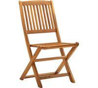 vidaXL Chaises de jardin pliantes 4 pcs. Bois massif acacia