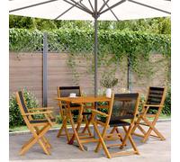 Chaise Pliable de Jardin Siège Terrasse Patio Bois d'Acacia Massif vidaXL