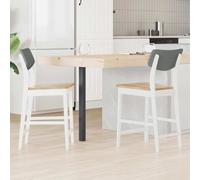 vidaXL Chaises de salle à manger 2 pcs Blanc 48 x 49 x 95 cm
