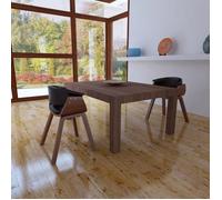 Chaises De Salle À Manger 2 Pcs Bois Courbé Et Similicuir Brun