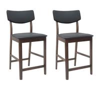 vidaXL Chaises de Salle à Manger 2 pcs Marron Clair 48 x 49 x 95 cm, Options de Table Chic et durables pour des Repas Modernes en Famille ou Entre Amis.